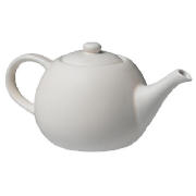 Tesco cream porcelain teapot