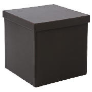 Tesco Faux Leather Collapsible Cube