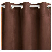 Tesco Faux Suede Unlined Eyelet Curtains,