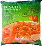 Tesco Fresh Frozen Baby Carrots (1Kg)