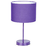 Tesco Funky Matchstick table lamp plum