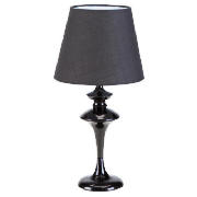Tesco Funky Spindle table lamp black