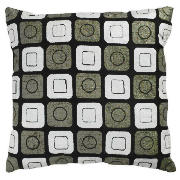 Tesco Geometric Printed Cushion Black