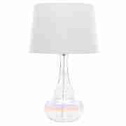 glass bottle table lamp clear