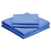 Tesco Kids Single Fitted Sheet Blue, Twinpack