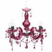 Tesco Marie Therese chandelier plum