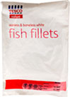 Tesco Market Value White Fish Fillets (520g)