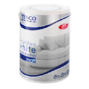 Tesco Matt White Emulsion 5L