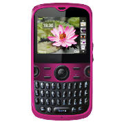 Tesco Mobile Alcatel OT-800 mobile phone Pink
