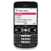 Tesco Mobile LG GW300 mobile phone Black