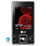 tesco Mobile LG KC550 Mobile Phone Black