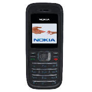tesco Mobile Nokia 1208 Mobile Phone Black