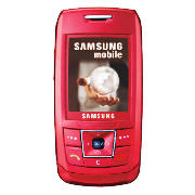 Tesco Mobile Samsung E250 Mobile Phone Pink