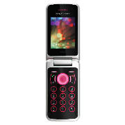 tesco mobile Sony Ericsson T707 mobile phone Rose