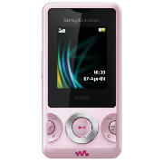 Tesco Mobile Sony Ericsson W205 Pink