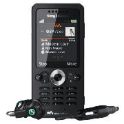 tesco Mobile Sony Ericsson W302 mobile phone Black