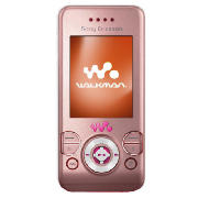 Tesco Mobile Sony Ericsson W580i mobile phone Pink