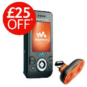 Mobile Sony Ericsson W580i with 10 pounds