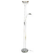 Mother And Child Floor Lamp, Chrome