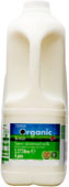 Tesco Organic British Semi Skimmed Milk 4 Pints
