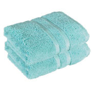 Pair of Bath Towels, Aquamarine