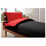 Red & Black Reversible Duvet Set