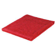Tesco Ribbed Bath Towel Red