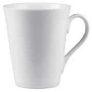 Tesco rimmed porcelain mug white