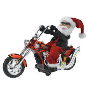 Santa On A Bike Animation