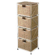 seagrass large 4 drawer tower