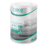Tesco Silk White Emulsion 5Ltr