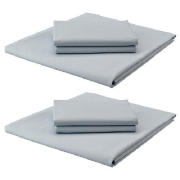 Single Fitted Sheet & Pillowcase, Pale