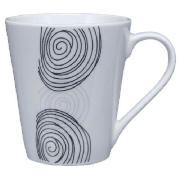 Tesco spiral mugs 4 pack