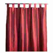 Tesco Taffetta Lined Curtains tab top 46x72 Red