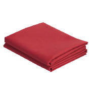 Tesco Twin Pack Pillowcase, Dark Red