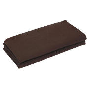 Tesco twin pk pillowcase , Chocolate