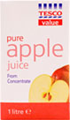 Tesco Value Pure Apple Juice (1L)