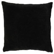 Tesco Velvet Cushion, Black