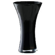 tesco Waisted Vase 25cm Black