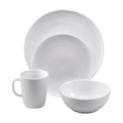 Tesco white porcelain 16 piece set