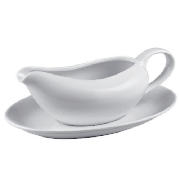 Tesco white porcelain gravy boat
