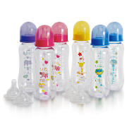 Wide Bottle 6 pack with Teats