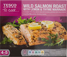 Tesco Wild Salmon Roast with Marinade (655g)
