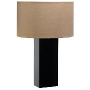 Wooden Block Base Table Lamp