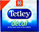 Tetley Decaffeinated Tea Bags (80 per pack -