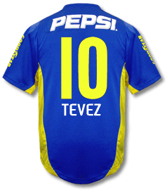 Nike Boca Juniors home (Tevez 10) 04/05
