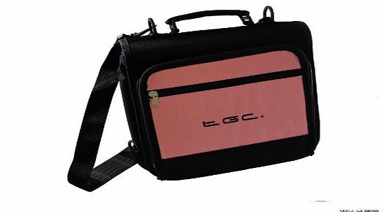 Baby Pink amp; Black Shoulder Case Bag for the Panasonic LS83 Portable DVD Player