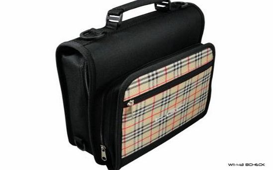 Chinzano Check amp; Black Shoulder Case Bag for the Panasonic LS83 Portable DVD Player