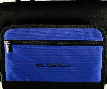 New Blue amp; Black Shoulder Carry Case Bag for the Philips PD7030/05 18 cm/7`` LCD Portable DVD Player