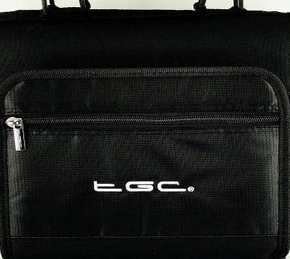 New Jet Black Shoulder Carry Case Bag for the Panasonic LS83 Portable DVD Player